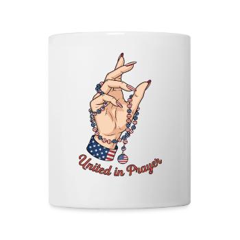 Vereint im Gebet - Tasse - Weiß - Vorne