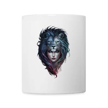 Löwenherz und weibliche Stärke - Tasse - Weiß - Vorne