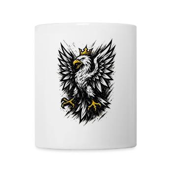 Pologne Polska aigle drapeau drapeau épique cadeau - Mug blanc - blanc - Devant