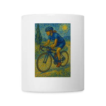 Sunset-Ride - Tasse - Weiß - Vorne