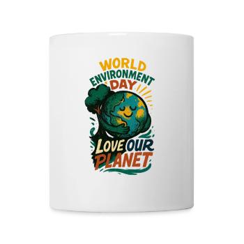 Earth Hugging Tree for World Environment Day - Mug - white - Front