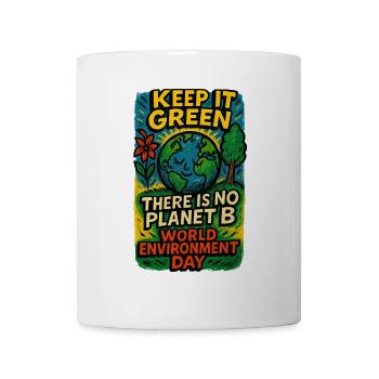 Erdbewusstsein Earth Day Design - Tasse - Weiß - Vorne