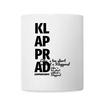 Klapprad Faltrad Geschenk Spruch Life´s too short - Tasse - Weiß - Vorne