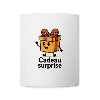 Un cadeau surprise pour toutes occasions - Mug blanc - blanc - Devant