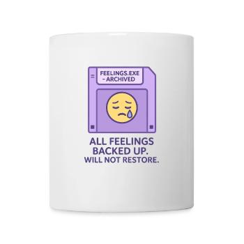 Feel the Tears Pattern English - Mug - white - Front