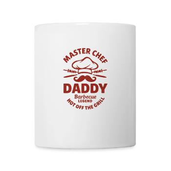 Meisterkoch Papa Barbecue Legende - Tasse - Weiß - Vorne