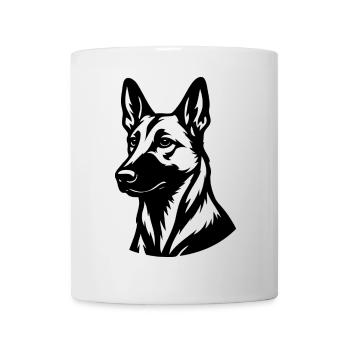 Malinois - Mug blanc - blanc - Devant