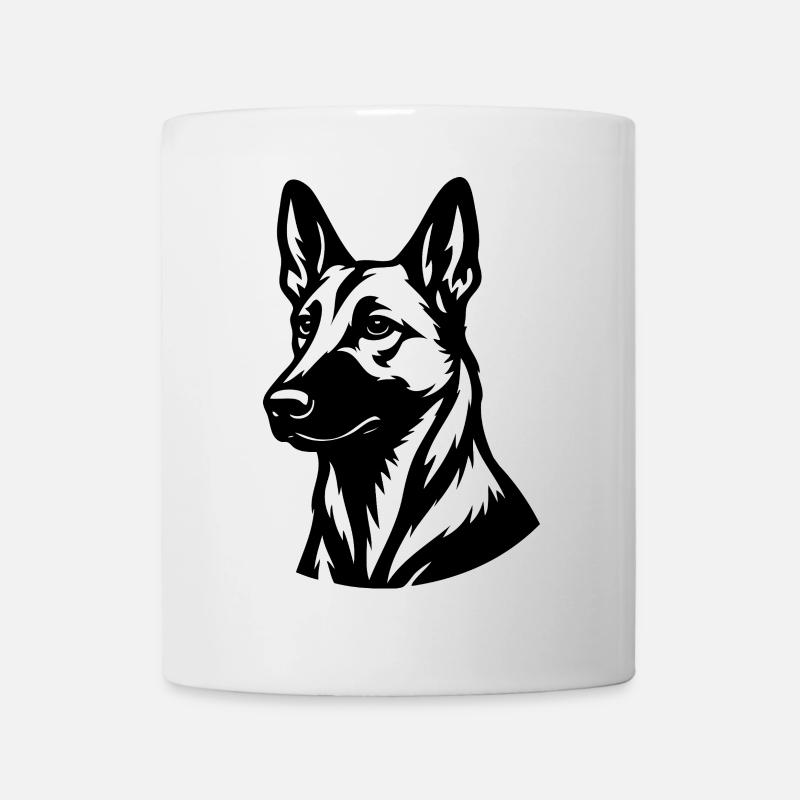 Malinois - Mug blanc - blanc