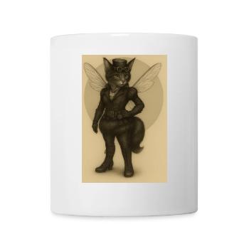 Lady Steamcat - Tasse - Weiß - Vorne
