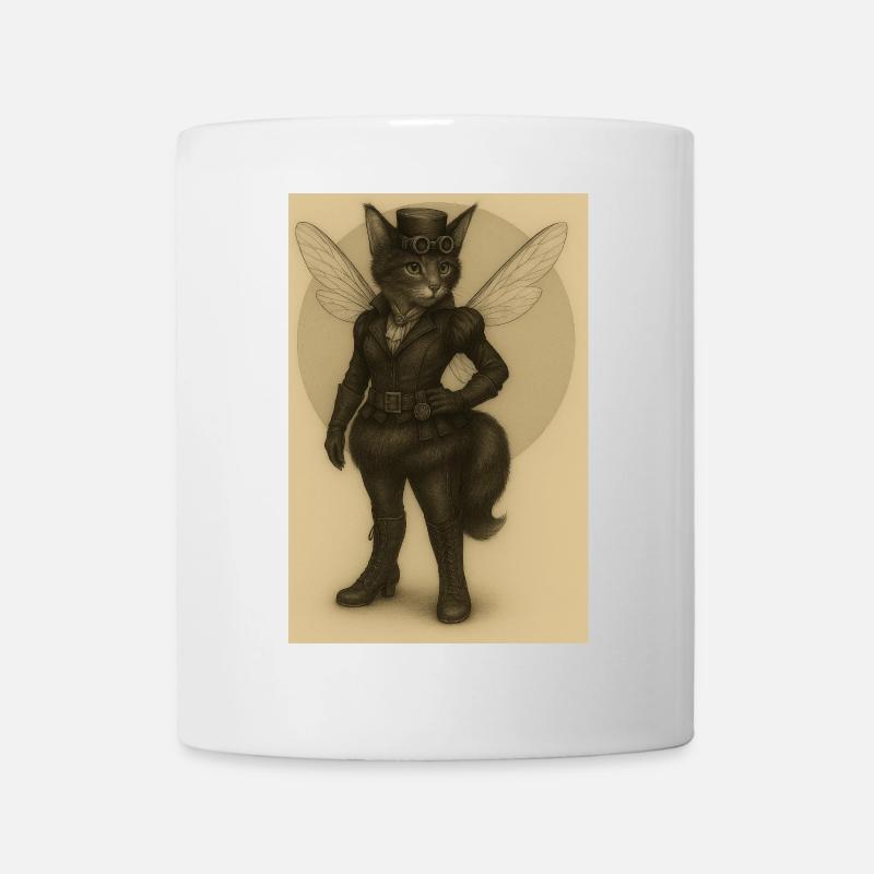 Lady Steamcat - Mug - white