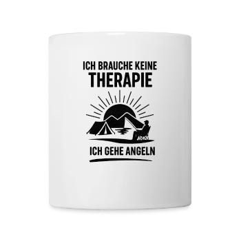 Je n’ai pas besoin de thérapie à la pêche - Mug blanc - blanc - Devant
