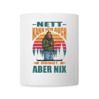Ironie Sprüche Ironisch Lustig Morgenmuffel - Tasse - Weiß - Vorne