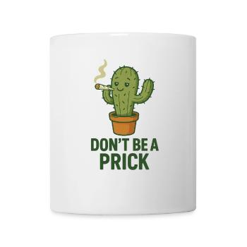 Cactus avec cigare – Diction - Mug blanc - blanc - Devant