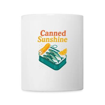 Canned Sunshine – Sardine Pop-Art Tea - Mug - white - Front
