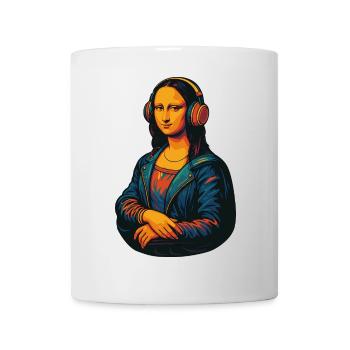 The Mona Lisa (barely) distracted - Mug - white - Front
