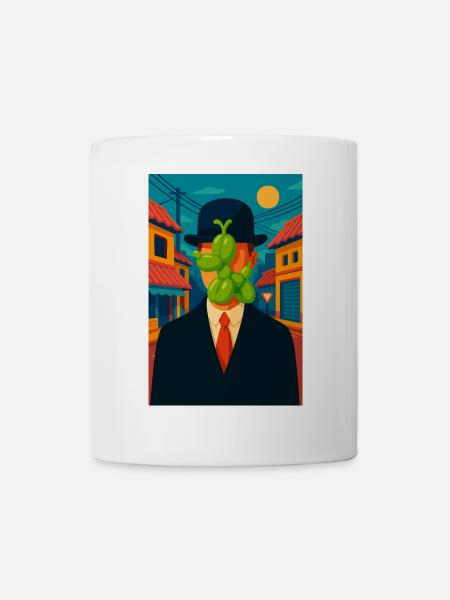 L’Homme (au chien gonflé) - Mug blanc - blanc