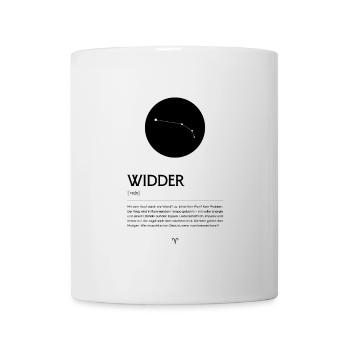 Sternzeichen WIDDER Poster Zodiac - Tasse - Weiß - Vorne