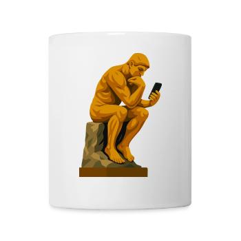 Der Denker (verbunden) - Tasse - Weiß - Vorne