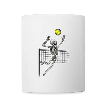 Squelette de volley-ball Spike - Mug blanc - blanc - Devant