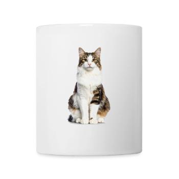 Mixed Fluffy Cat – Fluffy & Full of Personality - Mug - white - Front