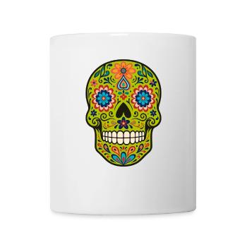 Calavera Loco – The Wild Sugar Skull - Mug - white - Front