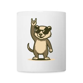 Rock’n’Roll Dachs - Tasse - Weiß - Vorne