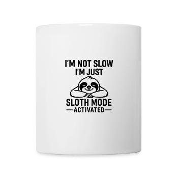 Sloth Mode Activated TShirt - Tasse - Weiß - Vorne
