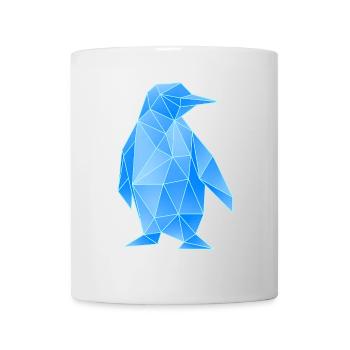 Diamant Pinguin Geometrisches Design - Tasse - Weiß - Vorne