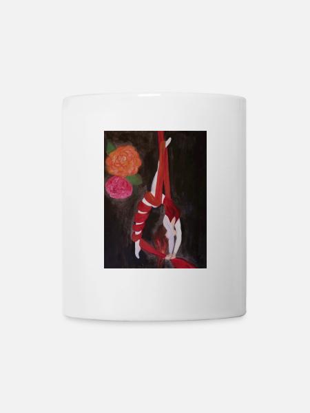 Aerial Silks and Splits: Roses - Tasse - Weiß