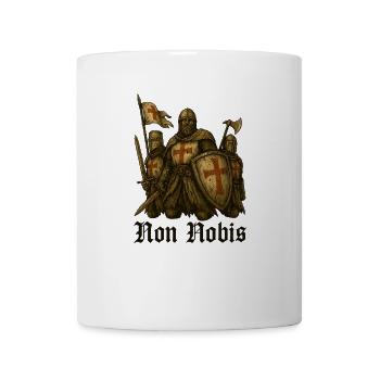Knights Templar – Non Nobis in Gothic - Mug - white - Front