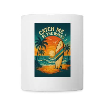 Catch Me by the Waves - Tasse - Weiß - Vorne