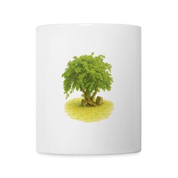 Arbre de vie - Mug blanc - blanc - Devant