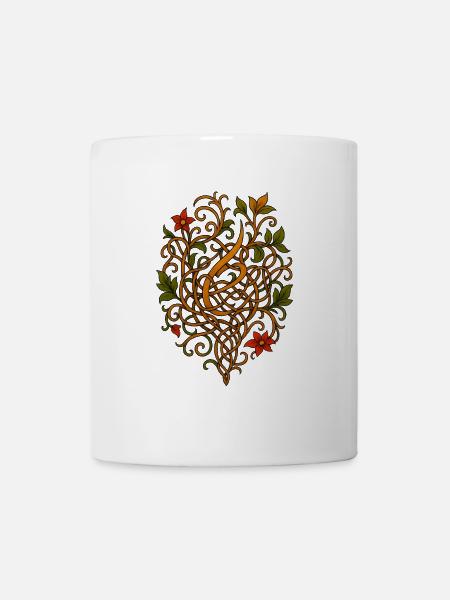 Elanmi Ornament - Tasse - Weiß