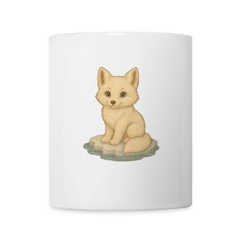 Nordische Arktis - Polarfuchs - Tasse - Weiß - Vorne