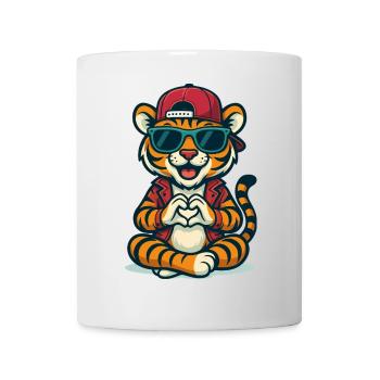 Chill Heart Tiger - Mug - white - Front