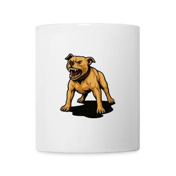 Pitbull – No leash, no mercy - Mug - white - Front