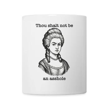 C’est simple : ne sois pas un connard - Mug blanc - blanc - Devant