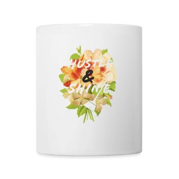 Hustle & Shine - Mug - white - Front