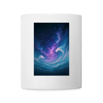 Das Wellenuniversum - Tasse - Weiß - Vorne