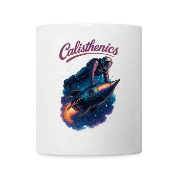 Calisthenics Astronaut Push-ups Rocket Gift - Mug - white - Front