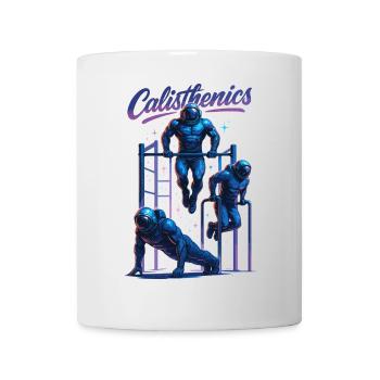 Calisthenics Astronaut Dips Push-ups Gift - Mug - white - Front