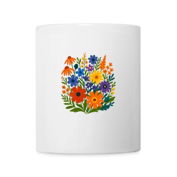 Wildflower Bloomscape - Mug - white - Front
