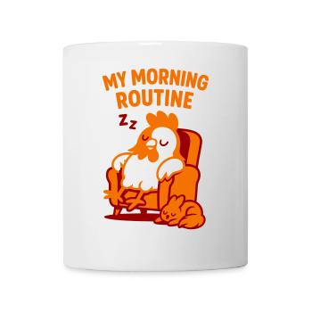 My Morning Routine: Relax! - Mug - white - Front