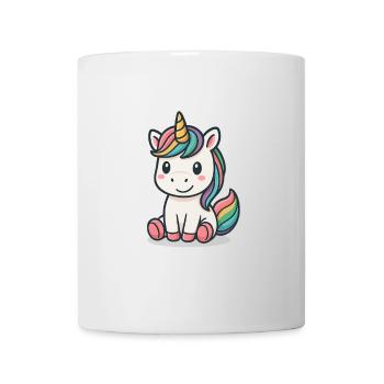 Pastel Unicorn Rainbow Mane - Mug - white - Front