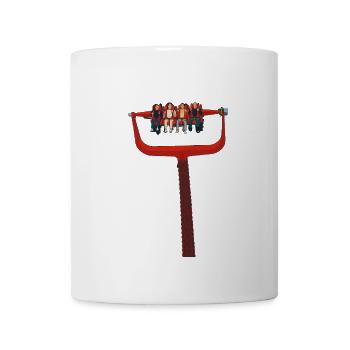 Dream Roller Coaster in Vivid Colors - Mug - white - Front