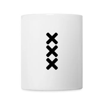 Amsterdam Black XXX - Mug - white - Front