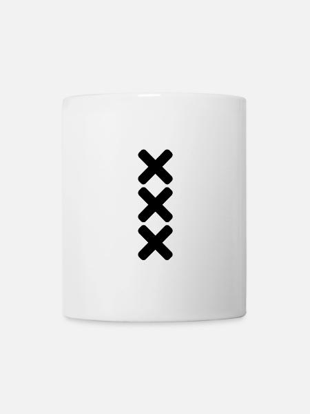 Amsterdam Black XXX - Mug - white