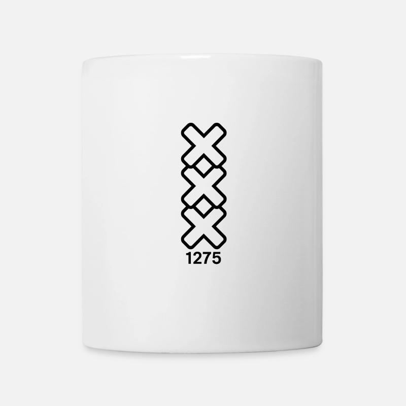 Amsterdam Black Est 1275 - Mug - white