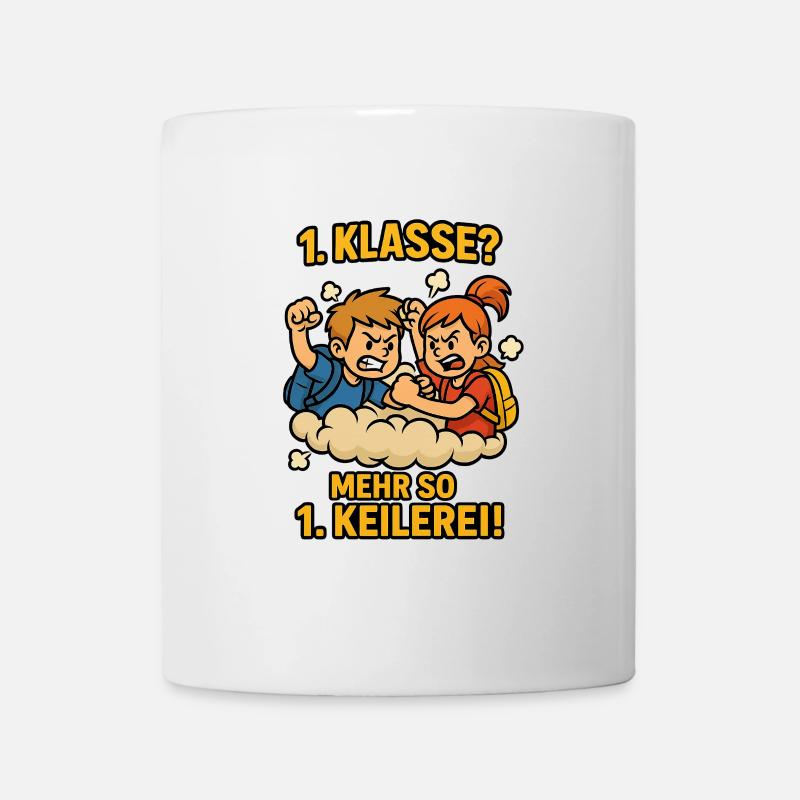 Keilerei Einschulung 1.Klasse Schulkind Kinder - Tasse - Weiß