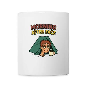 The Morning After Camping Festival - Mug - white - Front